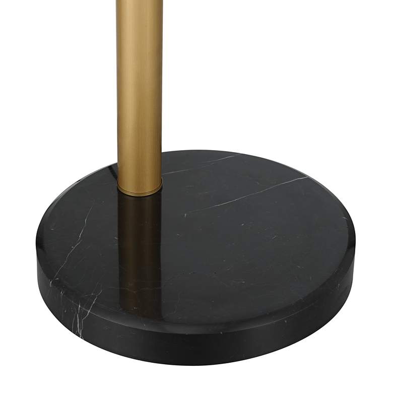Image 6 Possini Infini 78" 5-Light Marble Brushed Brass Modern Arc Floor Lamp more views