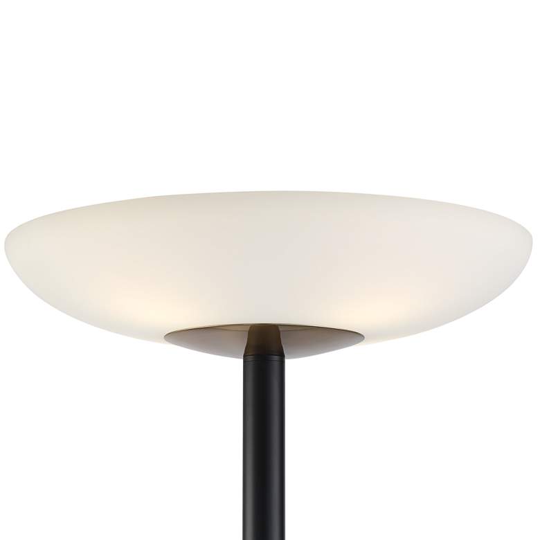 Image 3 Possini Meridian Light Blaster 72" Black 4-Light Torchiere Floor Lamp more views