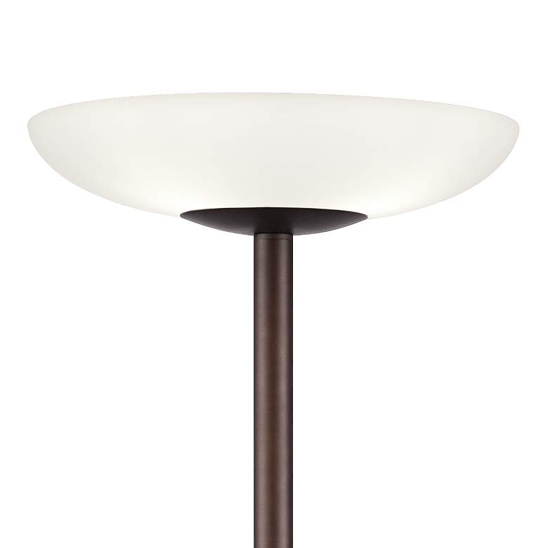 Image 4 Possini Meridian Light Blaster 72" Bronze 4-Light Torchiere Floor Lamp more views