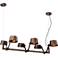 Possini Ravi 39 1/2" Wide Bronze Adjustable 6-Light Island Pendant