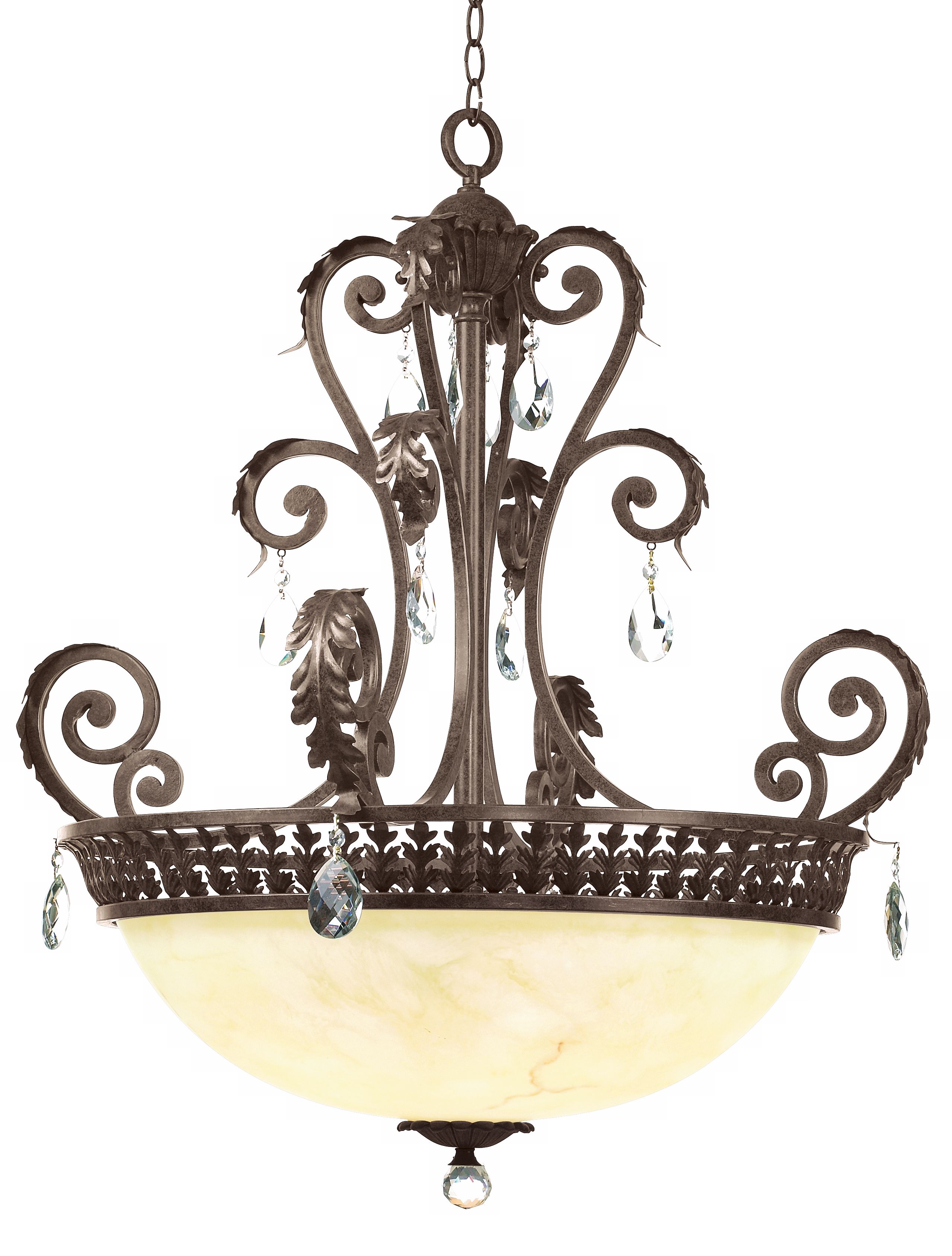 Possini® Seville Collection Alabaster Pendant Chandelier