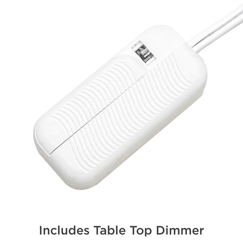 Image 6 Possini Teal Temple Jar 27" High Ceramic Lamp with Table Top Dimmer more views