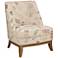 Postal Stamp Armless Accent Chair
