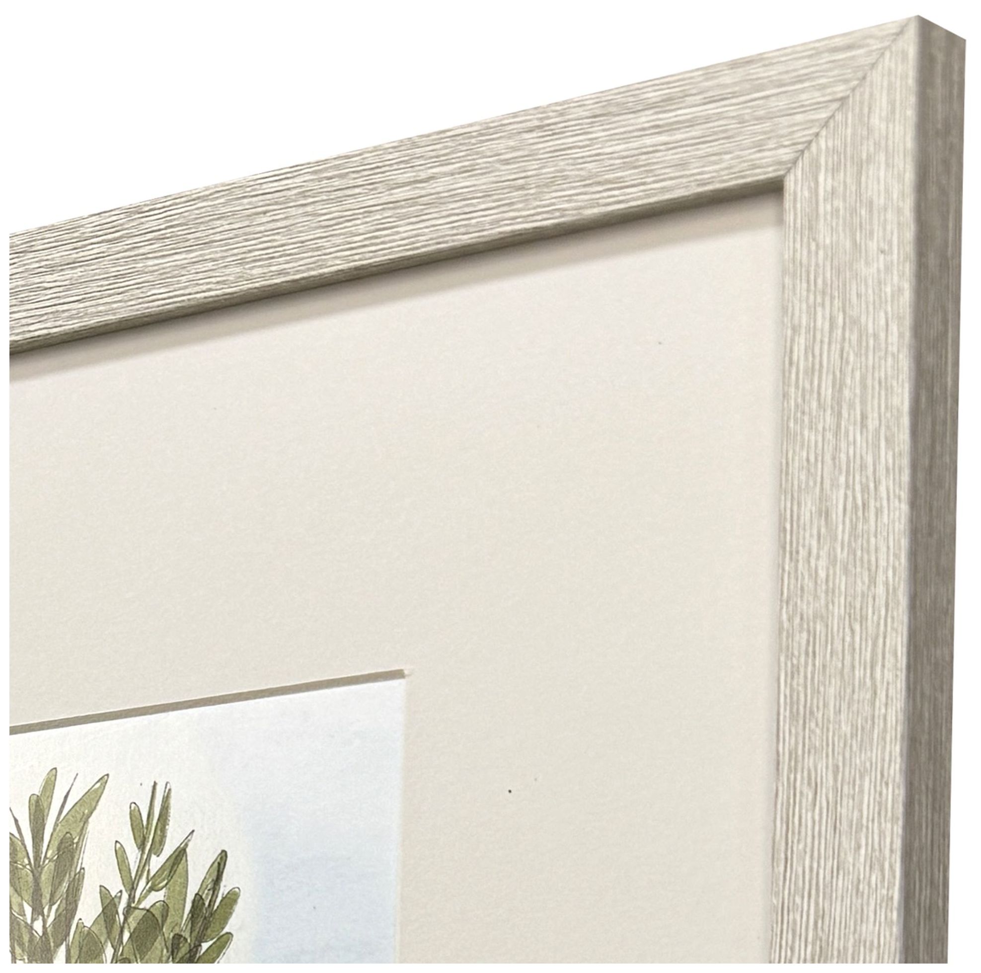 Image 3 Pot of Herbs 13"W x 20"H Framed Art Set of 2 more views