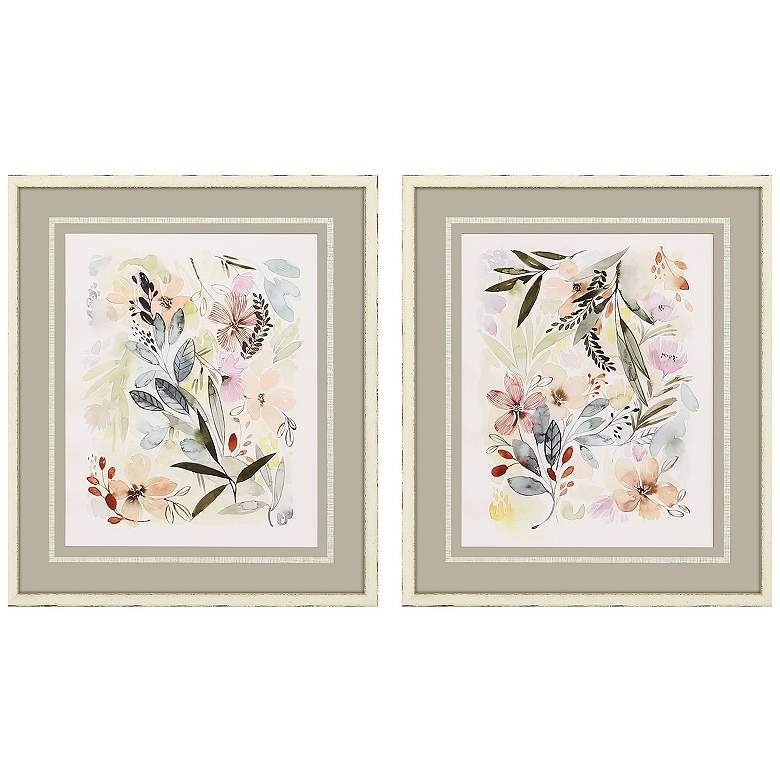 Image 1 Potpourri 23"W x 27"H Framed Art Set of 2