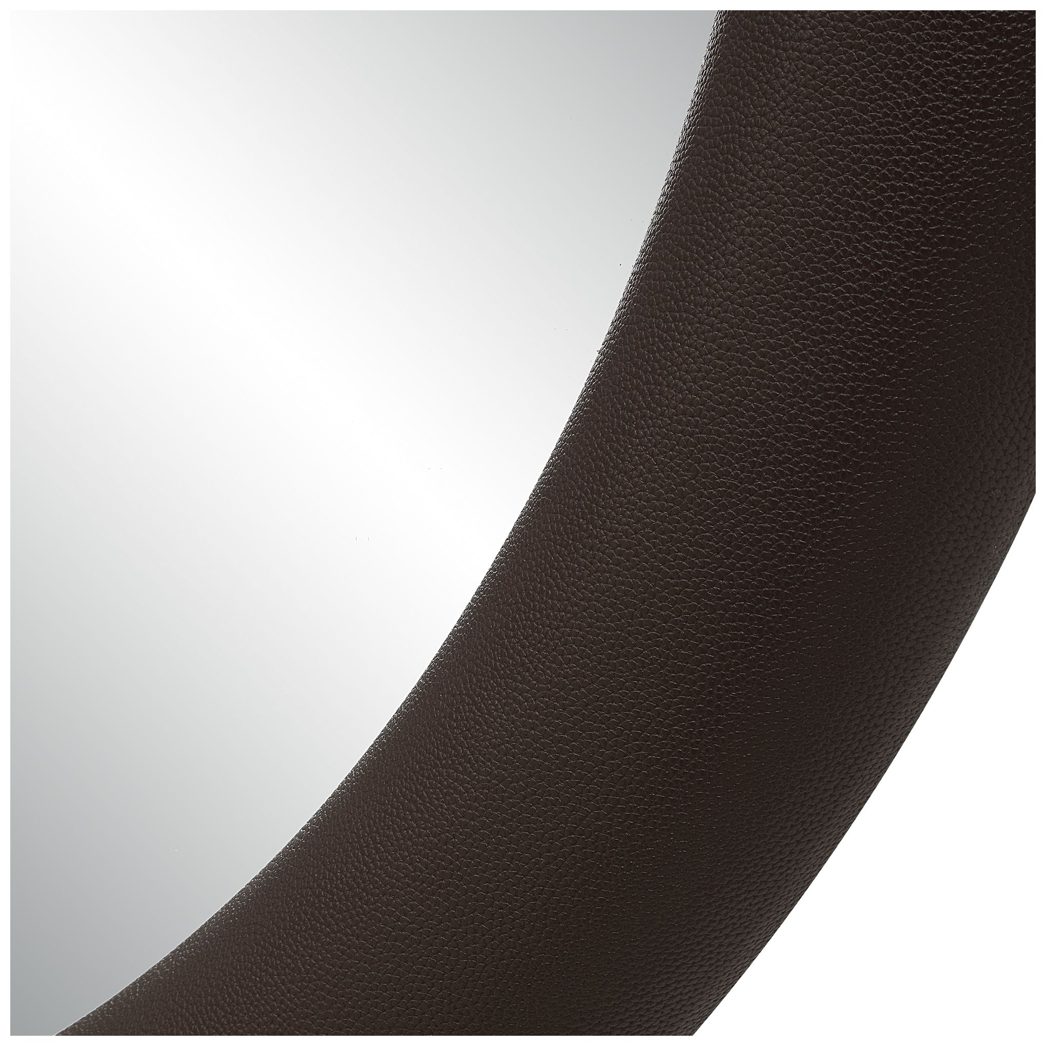 Image 3 Potro 45" H x 45" W Wall Mirror, Dark Brown more views