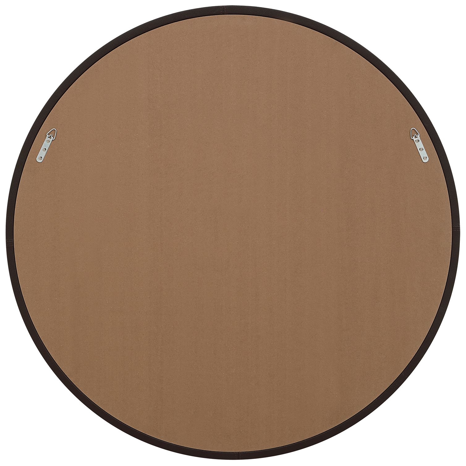Image 5 Potro 45" H x 45" W Wall Mirror, Dark Brown more views