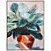 Potted Plant I 30"W x 40"H Hand Embellished Framed Canvas Wall Ar