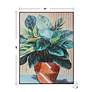 7_Potted Plant I 30"W x 40"H Hand Embellished Framed Canvas Wall Ar more views