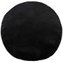 Potter Black Velvet 20" Round Decorative Pillow