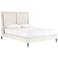Potter Modern Dover Crescent White Parawood Bed