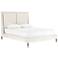 Potter Modern Dover Crescent White Parawood Bed