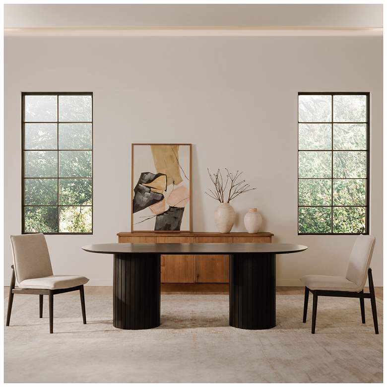 Image 5 Povera Dining Table Black more views