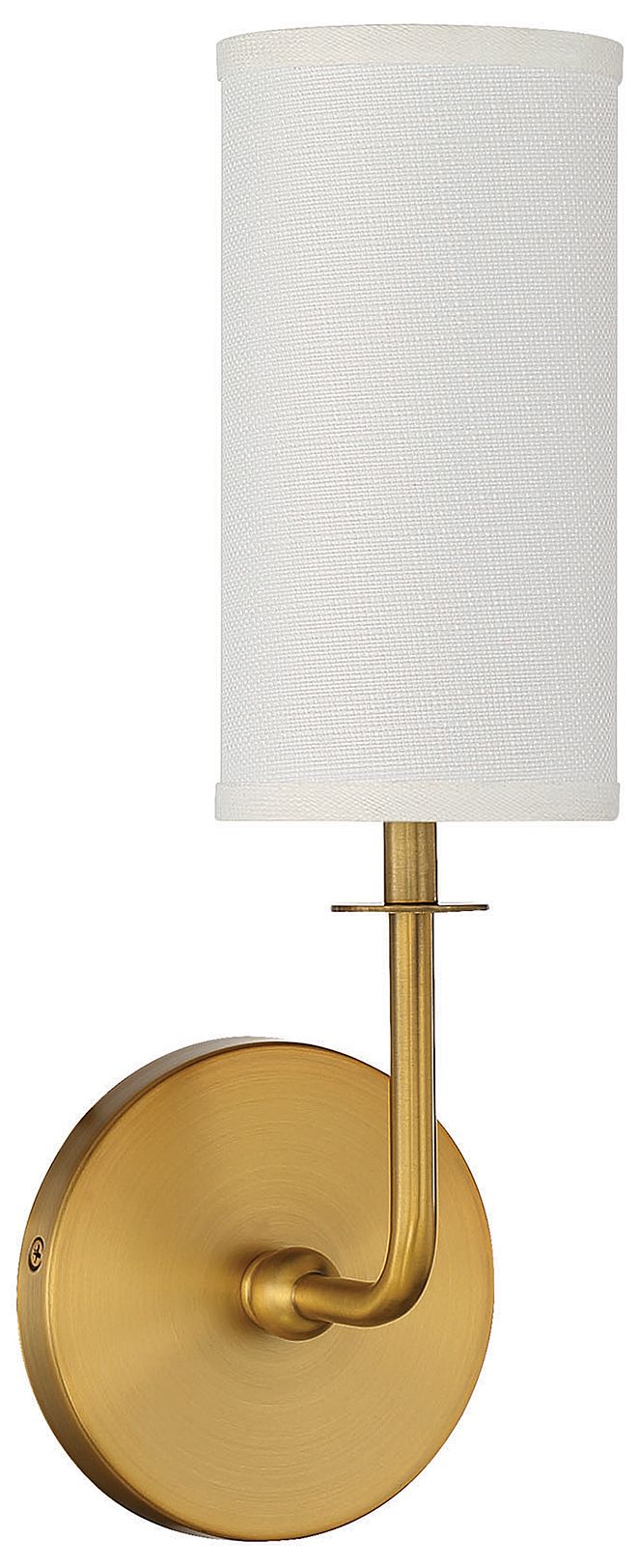 Image 2 Powell 1-Light Wall Sconce in Warm Brass more views