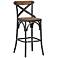 Powell 24" Wood and Metal Counter Stool