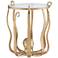 Powell Furniture Octavia 20" Wide Antique Gold Octopus Side Table