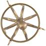 3_Powell Furniture Octavia 20" Wide Antique Gold Octopus Side Table more views