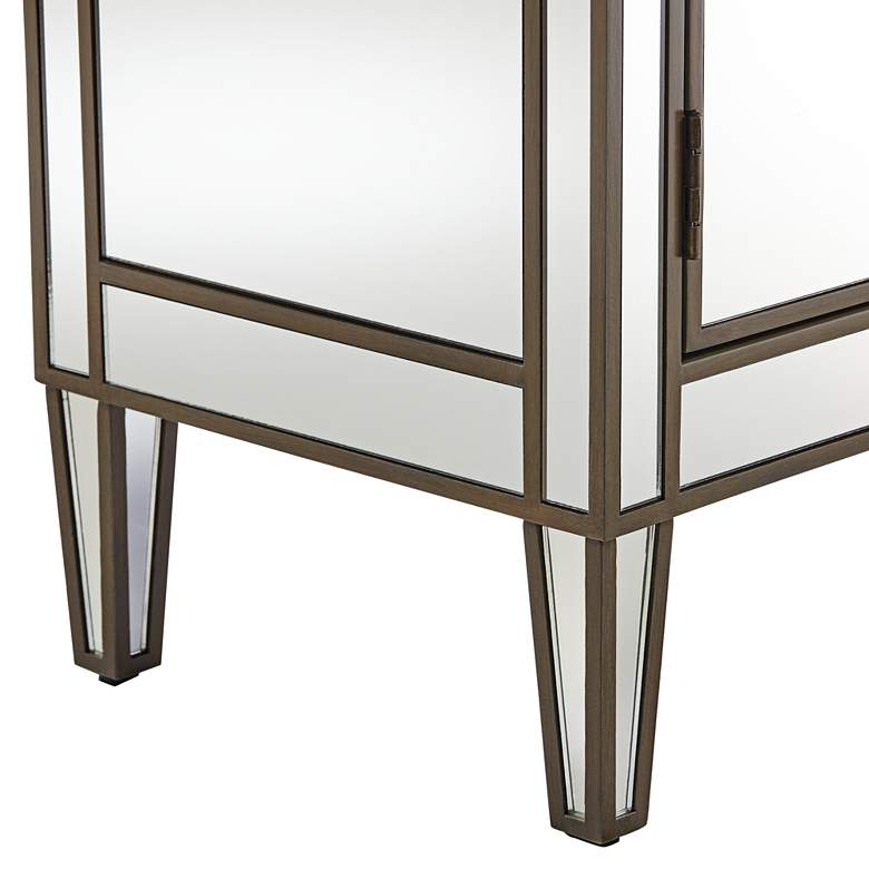 Image 5 Powell Furniture Vicenta 32 inch Wide Mirrored Accent Chest more views
