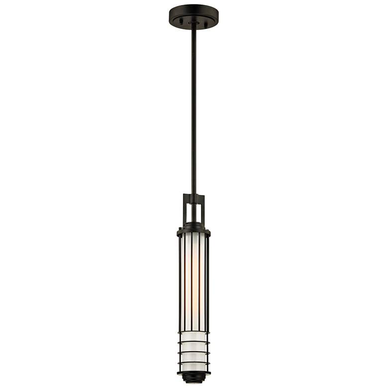 Image 1 Powell Street 20 inch High Bronze Outdoor Hanging Light