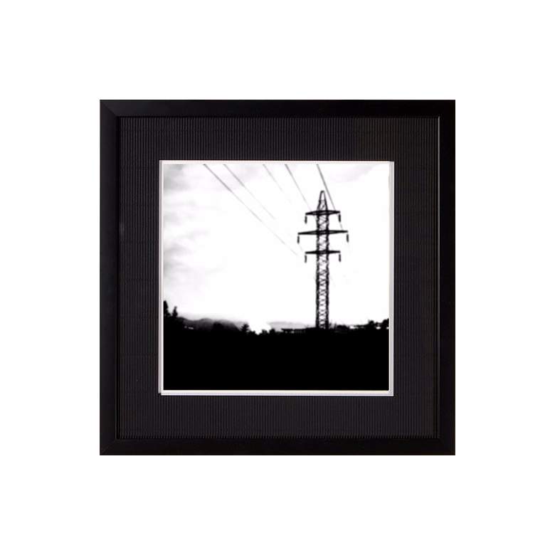 Image 1 Powerlines II Under Glass 18 inch Square Wall Art