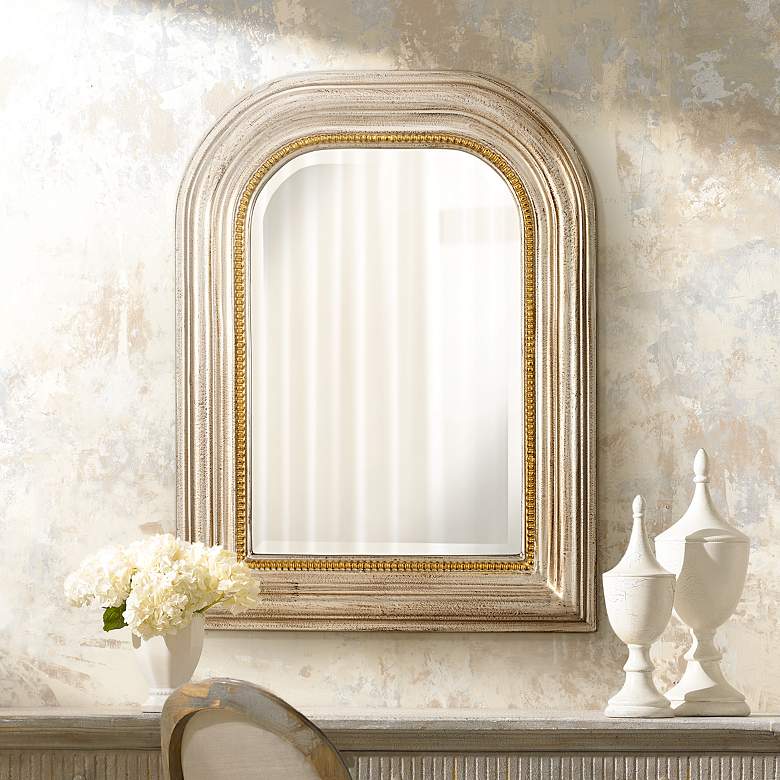 Image 1 Pozzilli Silver Arch 24 inch x 31 3/4 inch Wall Mirror
