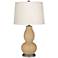 Practical Beige Double Gourd Table Lamp