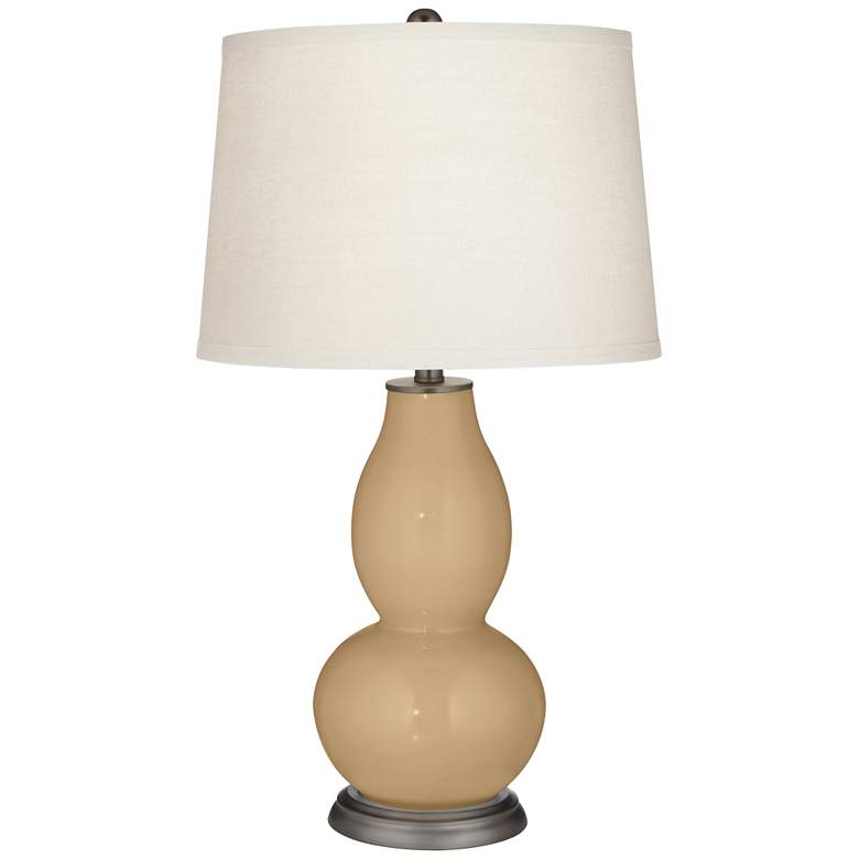 Image 1 Practical Beige Double Gourd Table Lamp