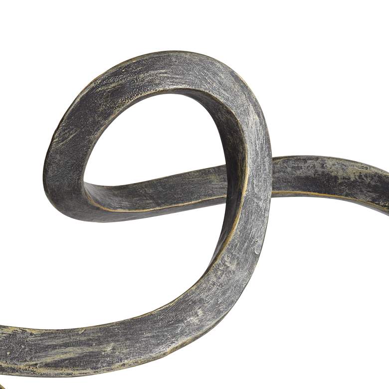 Image 3 Prader 13 1/2" High Matte Bronze Abstract Sculpture more views