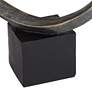 4_Prader 13 1/2" High Matte Bronze Abstract Sculpture more views