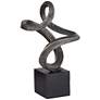 Prader 13 1/2" High Matte Bronze Abstract Sculpture