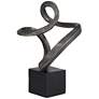 Prader 13 1/2" High Matte Bronze Abstract Sculpture