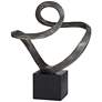 Prader 13 1/2" High Matte Bronze Abstract Sculpture