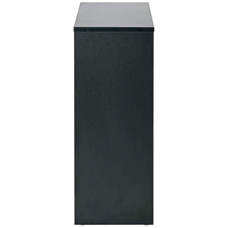 Image 2 Prado 31 1/2" Wide Black 2-Shelf Wood Bookcase more views