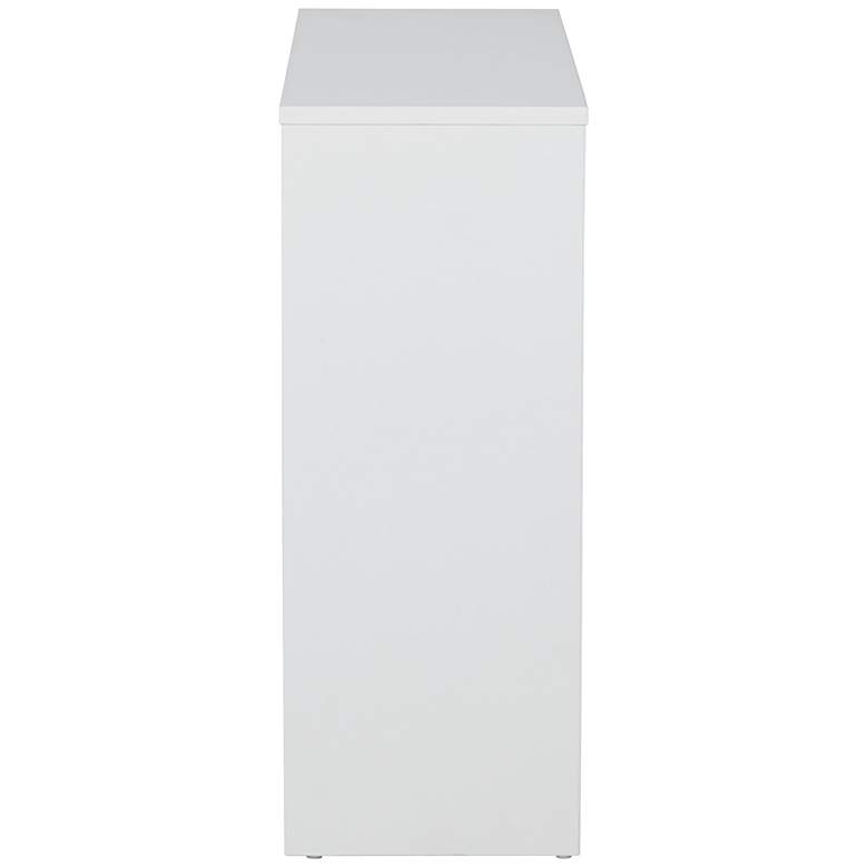 Image 2 Prado 31 1/2" Wide White 2-Shelf Wood Bookcase more views
