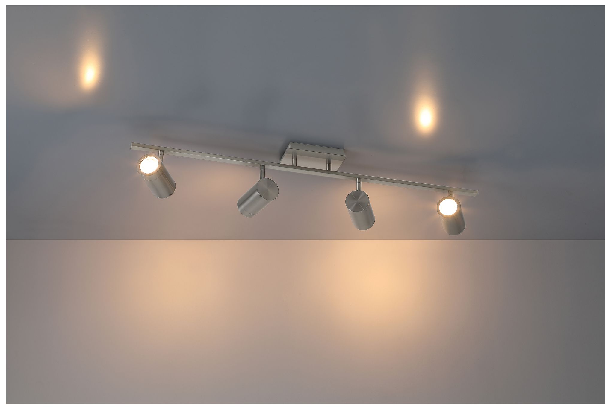 Thumbnail4 of Prado 35" Wide 4-Light Brushed Steel LED Track more views