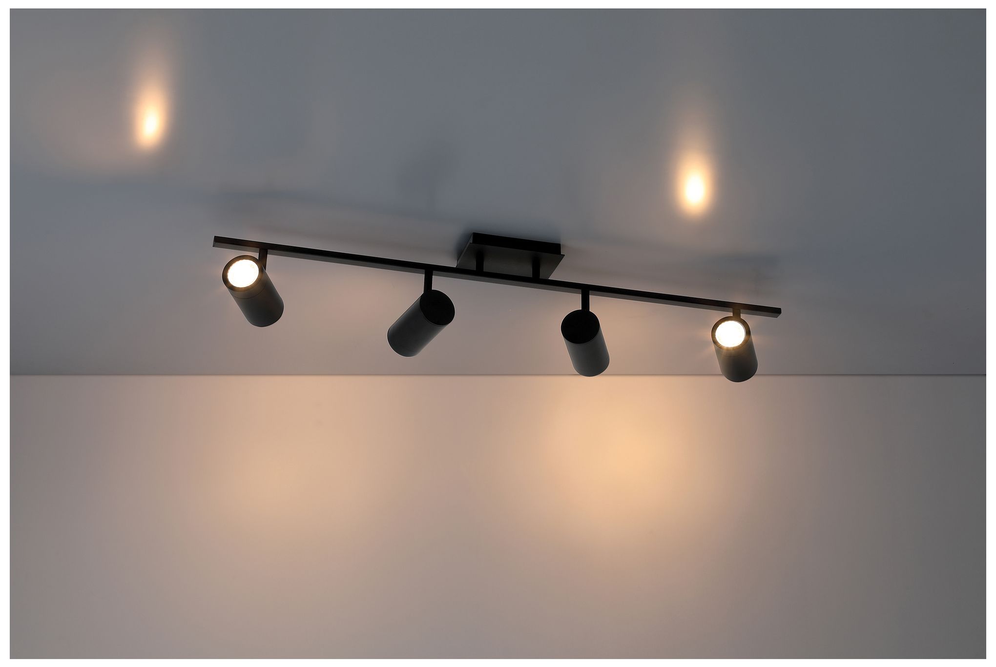 Image 4 Prado 35" Wide 4-Light Matte Black LED Track more views