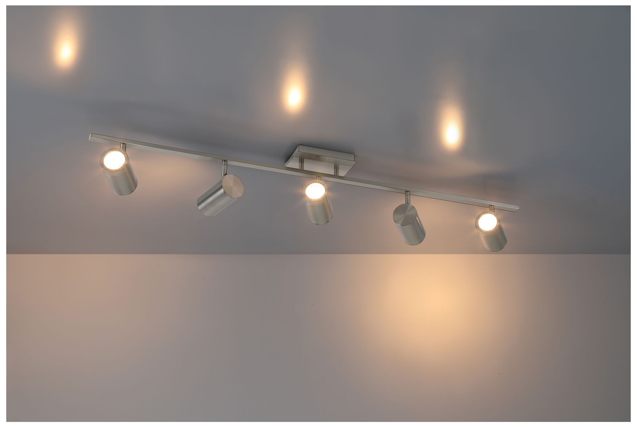 Image 4 Prado 42" Wide 5-Light Brushed Steel LED Track more views