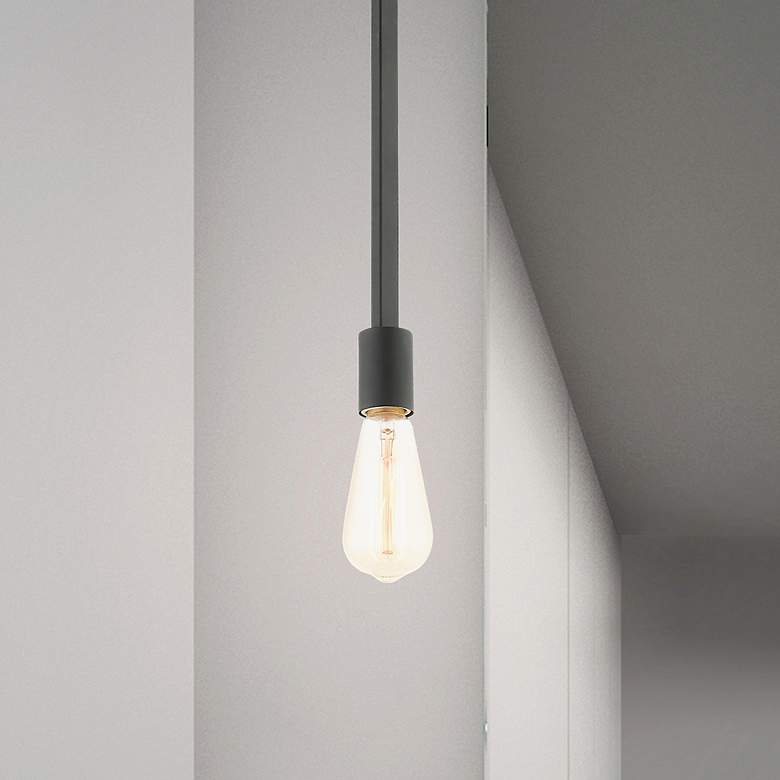 Image 1 Prague 1 Light Black Pendant