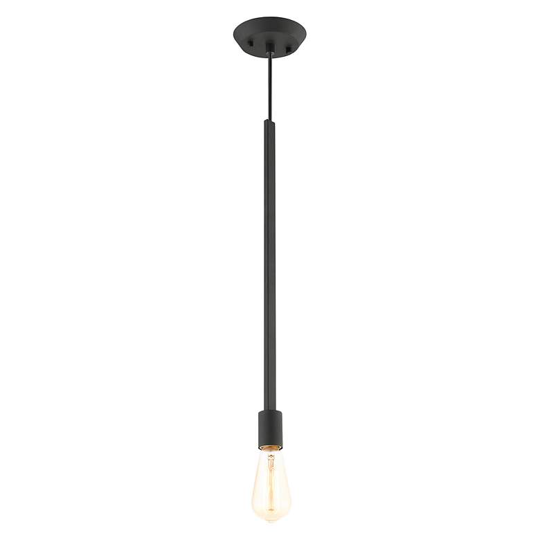 Image 7 Prague 1 Light Black Pendant more views