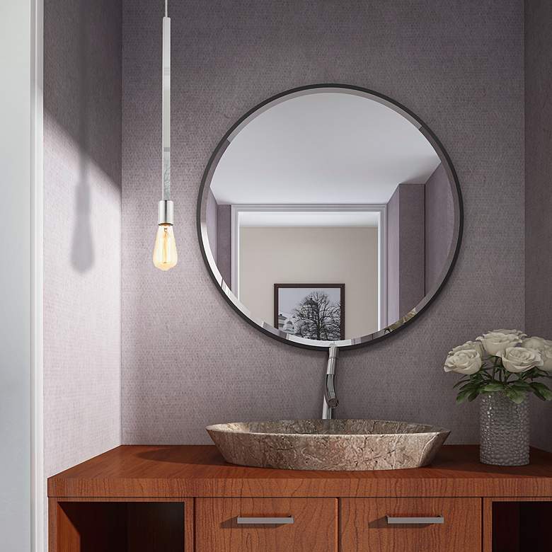 Image 7 Prague 1 Light Brushed Nickel Pendant more views