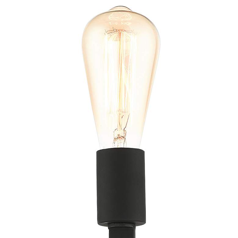 Image 2 Prague 16" High Black Wall Sconce more views