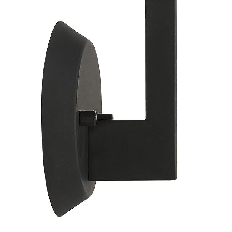 Image 3 Prague 16 inch High Black Wall Sconce more views