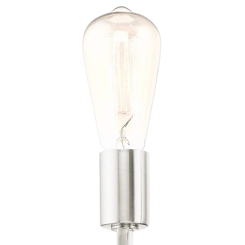Image 2 Prague 23 1/2" Wide Brushed Nickel 3-Light Bath Light more views