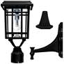 Watch A Video About the Prairie Black Solar LED Outdoor Post Light