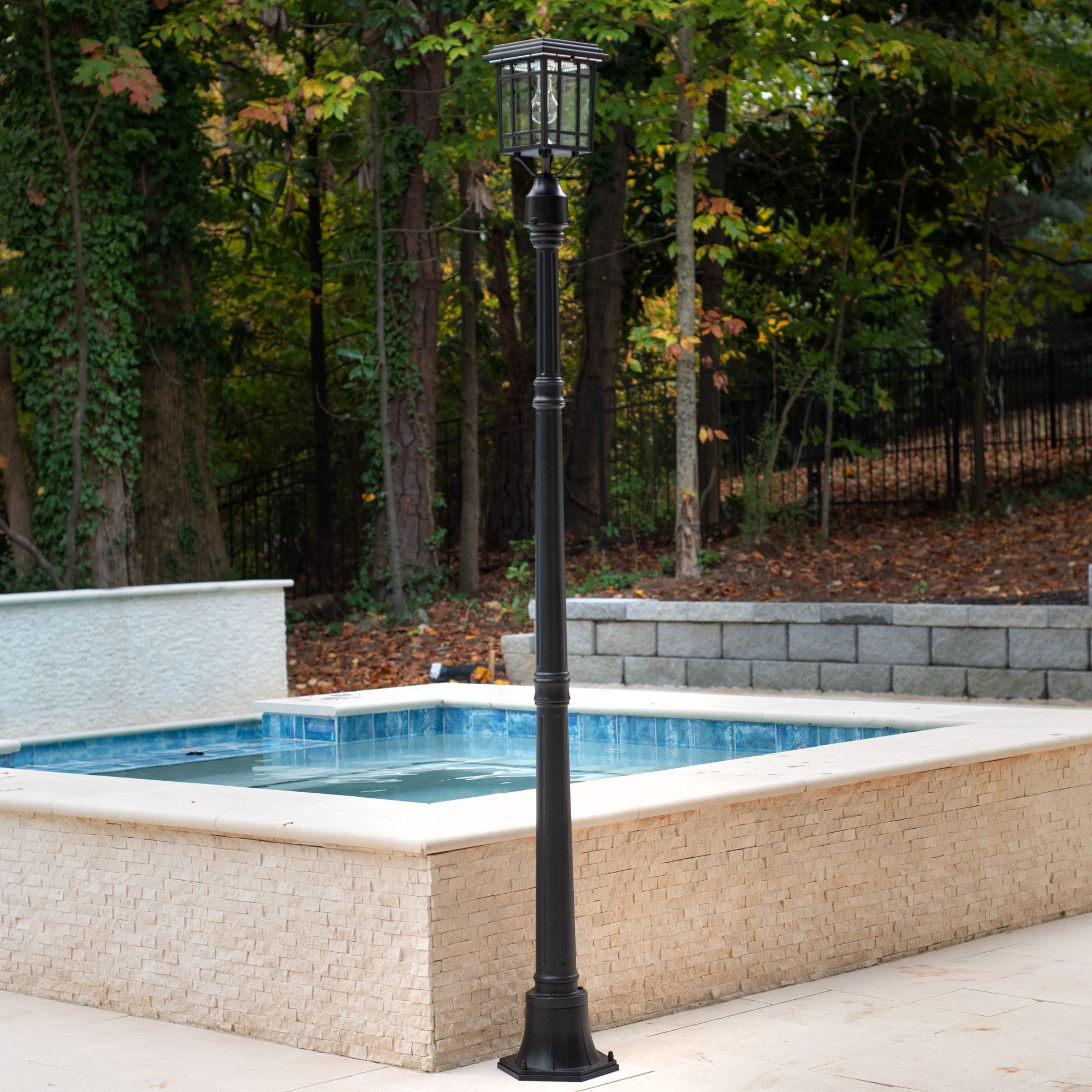 Watch A Video About the Prairie Black Solar LED Outdoor Post Light