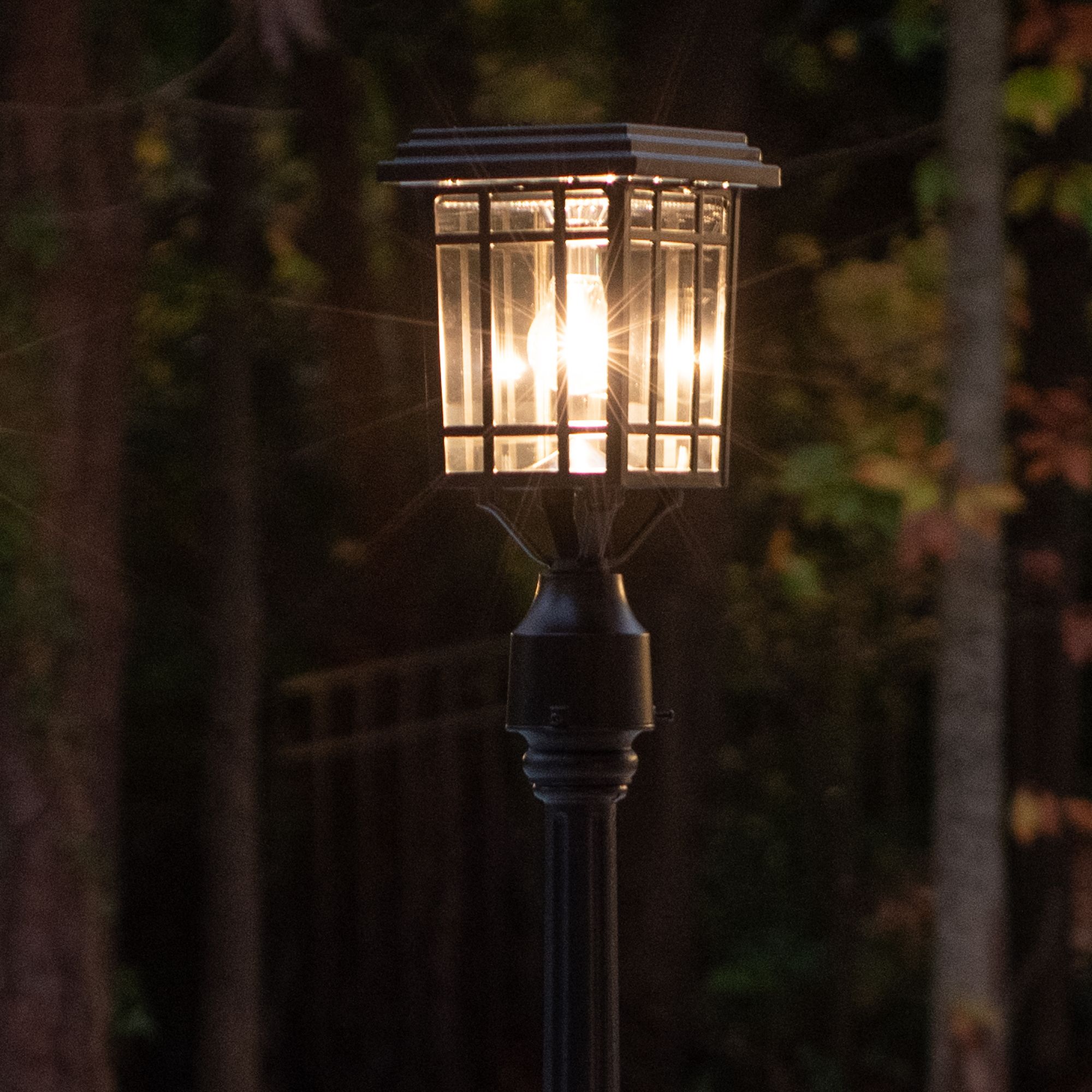 Watch A Video About the Prairie Black Solar LED Outdoor Post Light