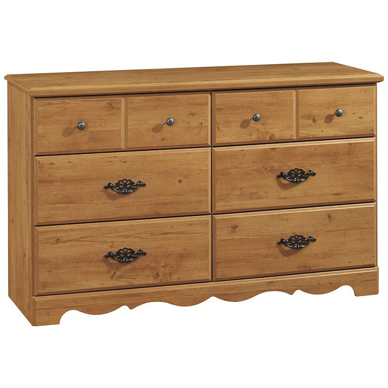 Image 1 Prairie Collection Country Pine 6-Drawer Dresser