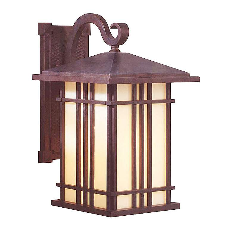 Image 1 Prairie House 13 3/4" High Outdoor Wall Light