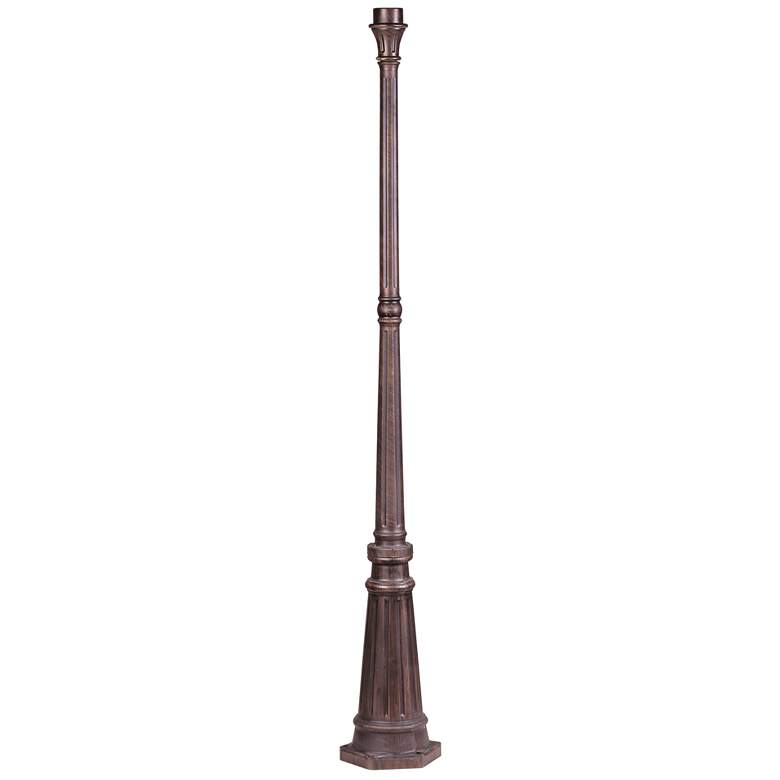 Image 2 Prana 74" High Imperial Bronze Outdoor Pole with Base
