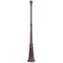 Prana 74" High Imperial Bronze Outdoor Pole with Base